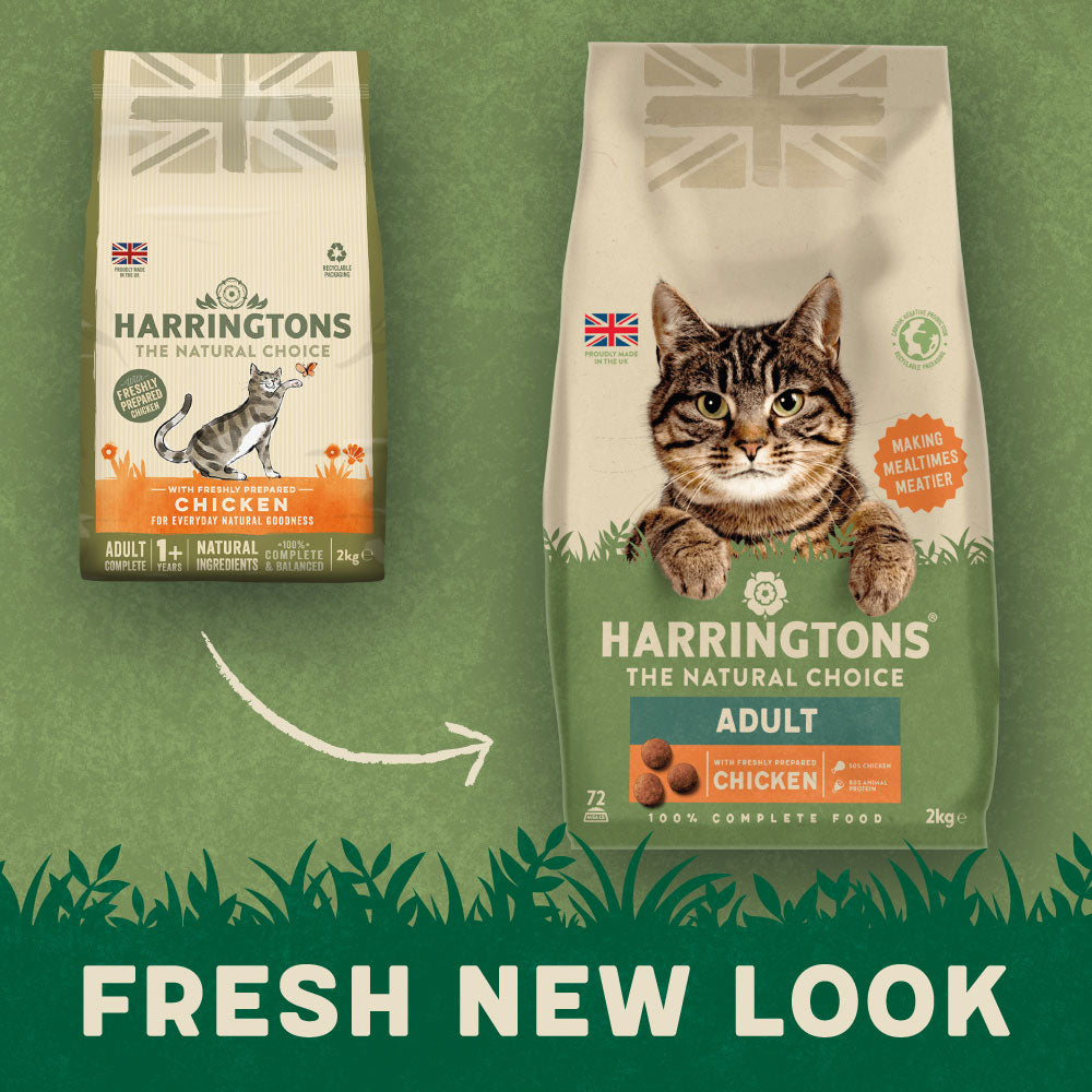 Harringtons Adult Cat Food with Fresh Chicken 4x2kg Multipack