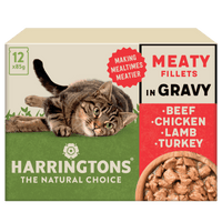 Complete Grain Free Adult Meaty Selection in Gravy Wet Cat Food Bundle Harringtons Pet Food