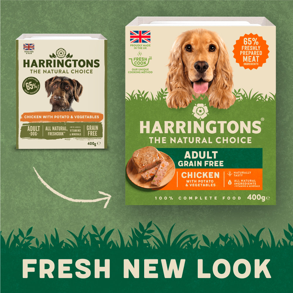 Harringtons Chicken With Potato Vegetables Wet Dog Food 8 x 400g